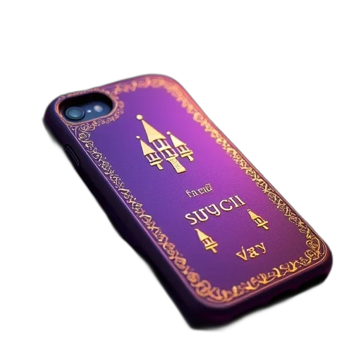 jewelry, vaporwave, 3d render, purple transparent PNG cut-out