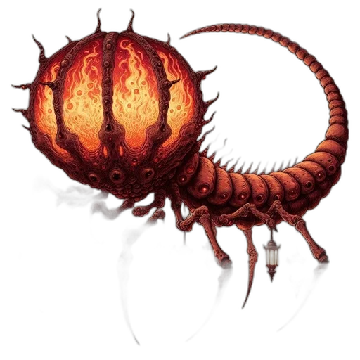 dragon, creature, animal, staff transparent PNG cut-out