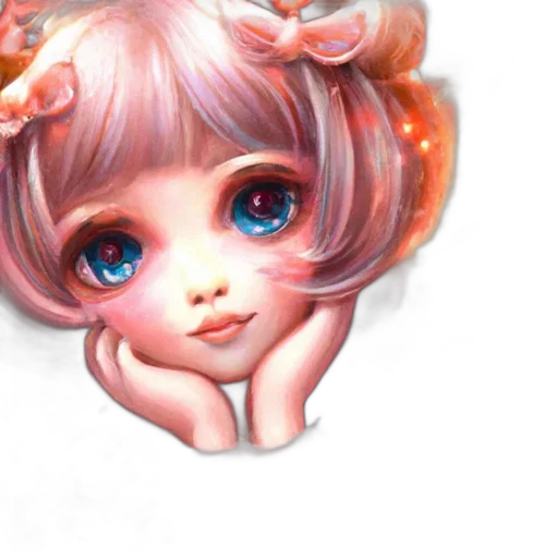 face, creature, photorealistic, fantasy art transparent PNG cut-out
