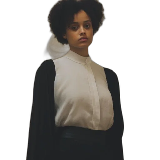 jacket, dress, staff, face transparent PNG cut-out