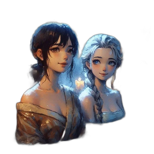 crown, jewelry, staff, fantasy art transparent PNG cut-out