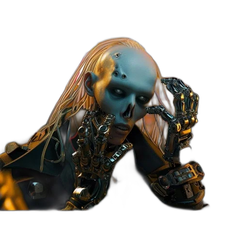 robot, mask, creature, jewelry transparent PNG cut-out