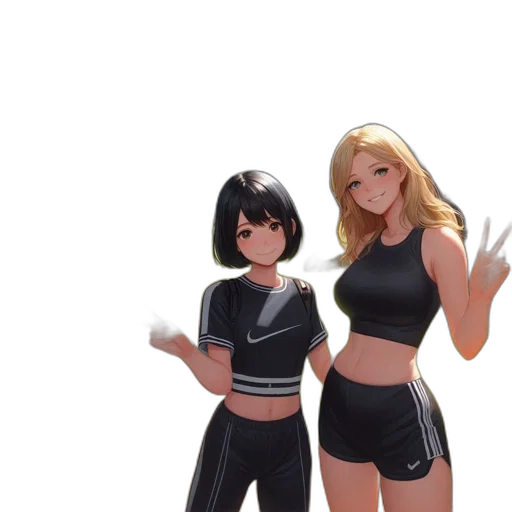 dress, anime, concept art, cartoon transparent PNG cut-out
