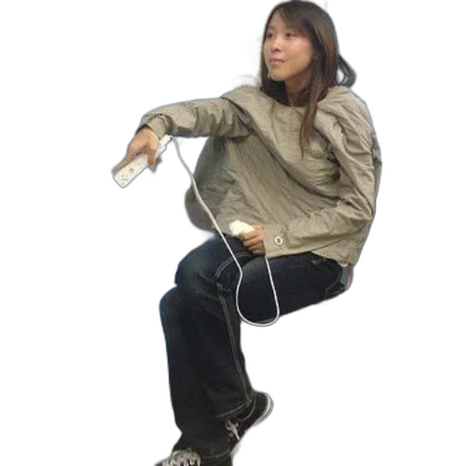 jacket, staff, shoes, robot transparent PNG cut-out