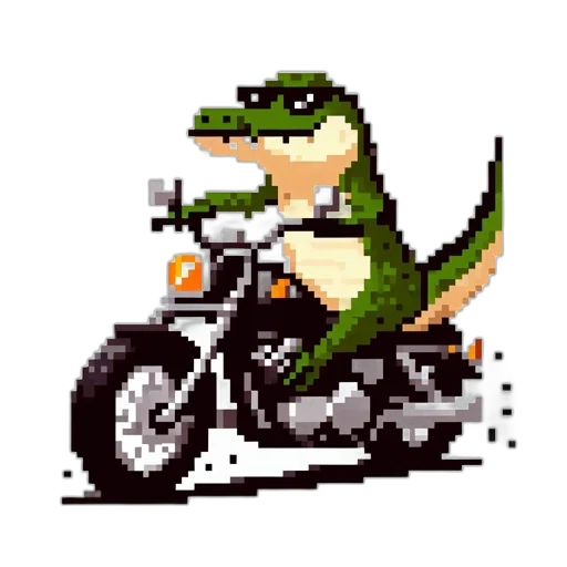 dragon, animal, pixel art, concept art transparent PNG cut-out