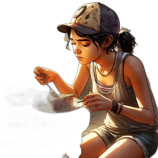 food, jewelry, concept art, photorealistic transparent PNG cut-out