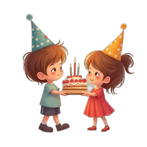 3d render, cute, cartoon, kids transparent PNG cut-out