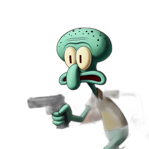 staff, weapon, robot, creature transparent PNG cut-out