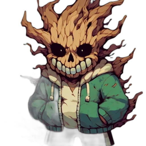 mask, jacket, creature, face transparent PNG cut-out