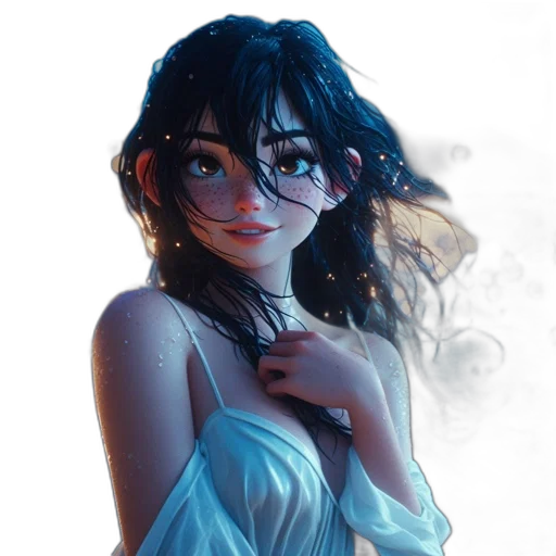 dress, face, dragon, crown transparent PNG cut-out