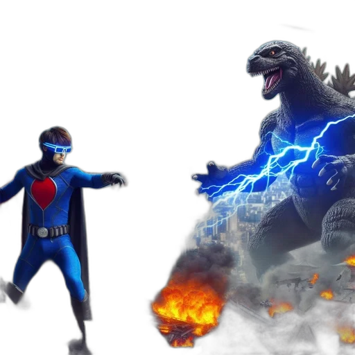concept art, comic book art, 3d render, fantasy art transparent PNG cut-out
