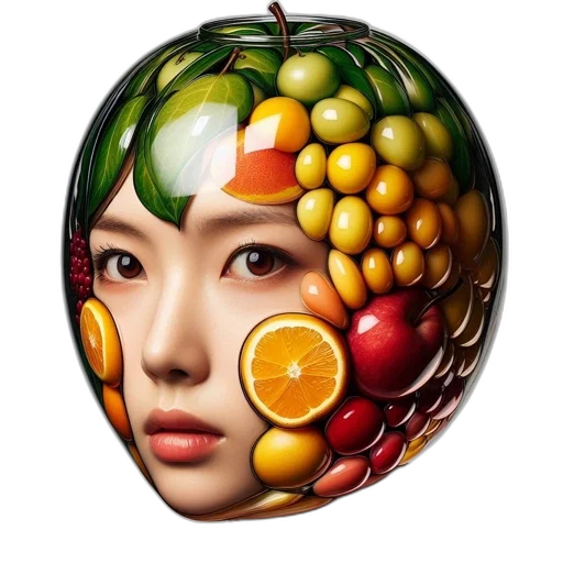 face, mask, food, jewelry transparent PNG cut-out