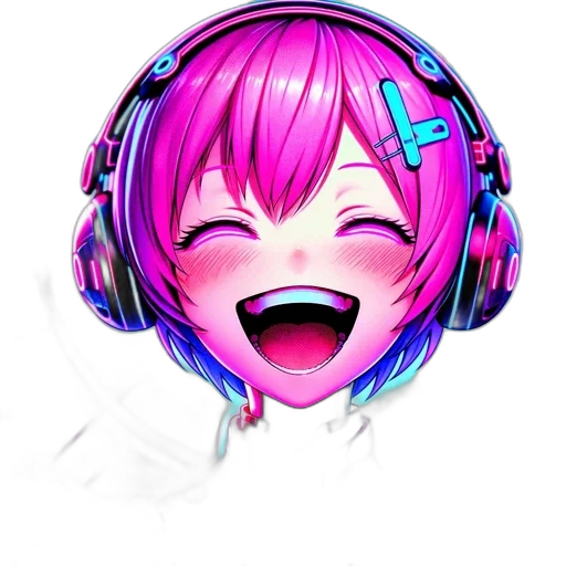 face, anime, pixel art, cartoon transparent PNG cut-out