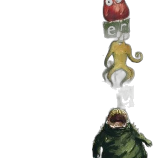 creature, staff, mask, concept art transparent PNG cut-out