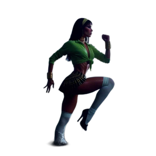 dress, robot, shoes, weapon transparent PNG cut-out