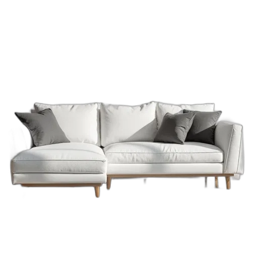 furniture, 3d render, photorealistic, monochrome transparent PNG cut-out