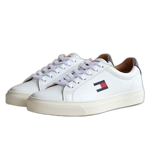 shoes, tommy, hilfiger, white transparent PNG cut-out