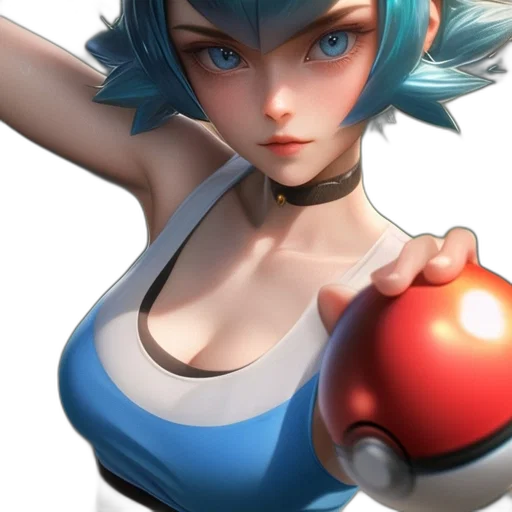 concept art, 3d render, fantasy art, anime transparent PNG cut-out