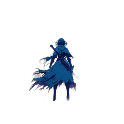 dress, crown, creature, weapon transparent PNG cut-out