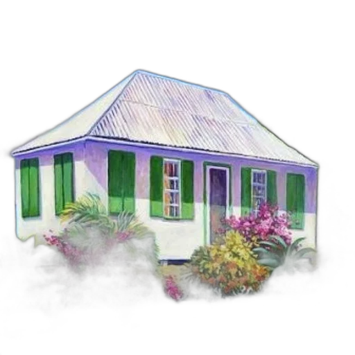 building, 3d render, photorealistic, watercolor transparent PNG cut-out