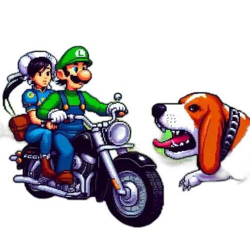 animal, car, pixel art, concept art transparent PNG cut-out