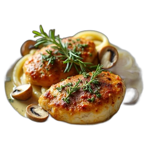 food, photorealistic, 3d render, creamy transparent PNG cut-out
