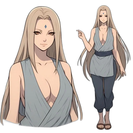 dress, concept art, anime, fantasy art transparent PNG cut-out