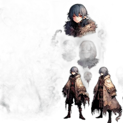 mask, creature, jacket, face transparent PNG cut-out