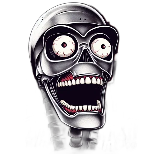 mask, robot, face, jewelry transparent PNG cut-out