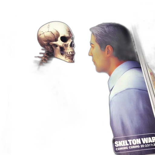 concept art, comic book art, vaporwave, photorealistic transparent PNG cut-out