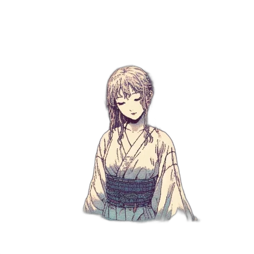 dress, staff, face, sword transparent PNG cut-out