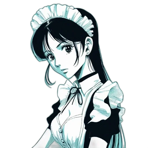 staff, dress, robot, face transparent PNG cut-out