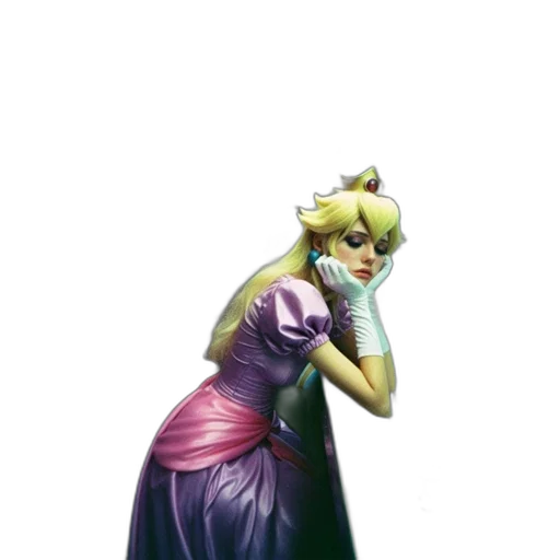 dress, crown, staff, concept art transparent PNG cut-out