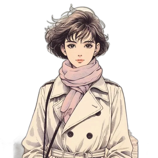 jacket, staff, face, hat transparent PNG cut-out