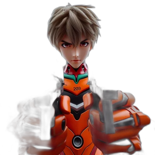 robot, weapon, face, staff transparent PNG cut-out