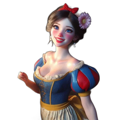 dress, staff, crown, face transparent PNG cut-out