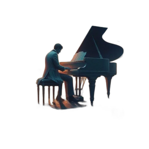 furniture, concept art, 3d render, pixel art transparent PNG cut-out