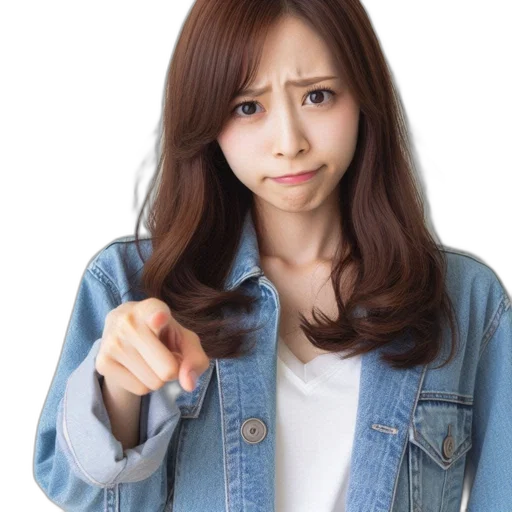 face, staff, jacket, hair transparent PNG cut-out