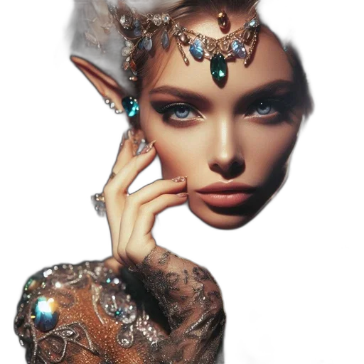 jewelry, crown, face, mask transparent PNG cut-out