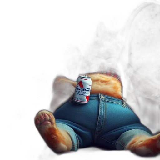 bottle, creature, jacket, food transparent PNG cut-out