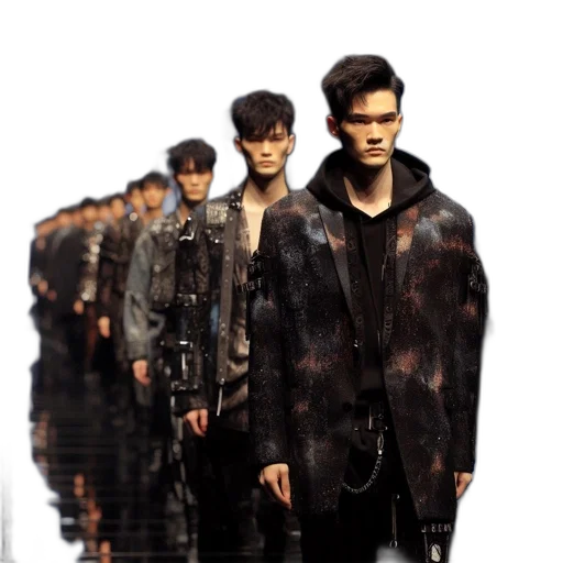 jacket, concept art, cyberpunk, photorealistic transparent PNG cut-out