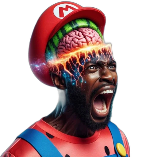 creature, face, hat, robot transparent PNG cut-out