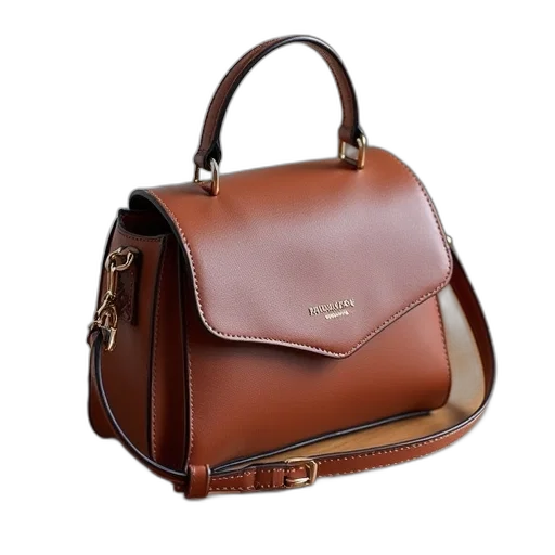 earth tones, small, crossbody, handbag transparent PNG cut-out