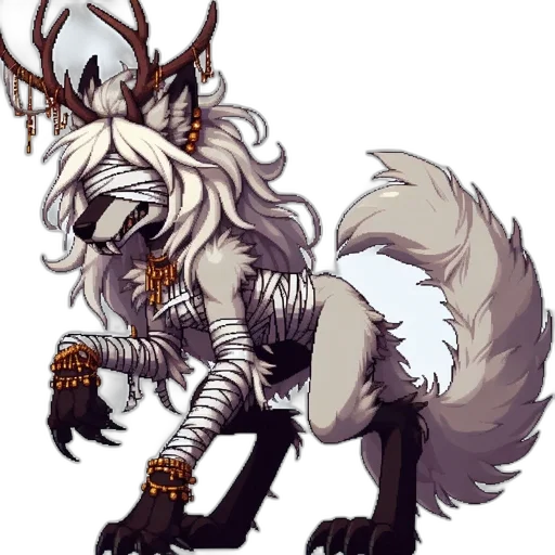 staff, creature, animal, concept art transparent PNG cut-out