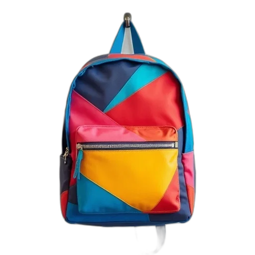 jacket, 3d render, colorful, neon transparent PNG cut-out