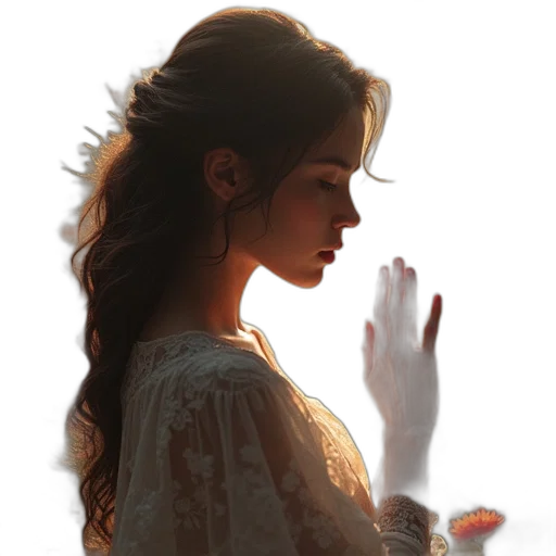 dress, jewelry, face, crown transparent PNG cut-out