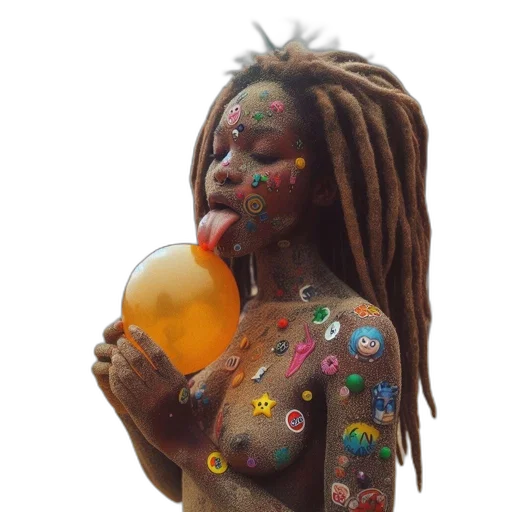 bottle, jewelry, concept art, oil painting transparent PNG cut-out