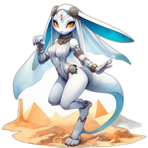 dragon, robot, staff, creature transparent PNG cut-out