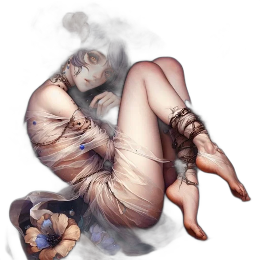 creature, mask, dress, dragon transparent PNG cut-out