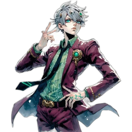 staff, jacket, weapon, concept art transparent PNG cut-out